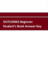 Outcomes, Beginner Student's Book, Answer Key