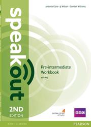 Speakout, Pre-Intermediate, Workbook, With key, Clare A., Wilson J., Williams D., 2015