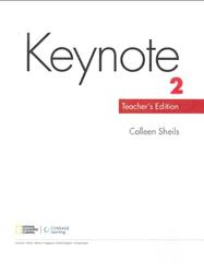 Keynote 2, Teacher’s Edition, Sheils C., 2017