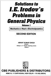 Solutions to I.E. Irodov's problems in general physics, Second Edition, Volume 1, Singh Abhay Kumar, 1998