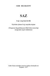 Saz, 6 synp, Begmatow S., 2017