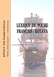 Lexique de poche Français-Kotava, 2500 mots, Vergneaux L., 2016