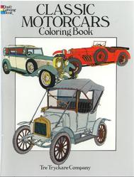 Classic Motorcars, Coloring Book, 1986