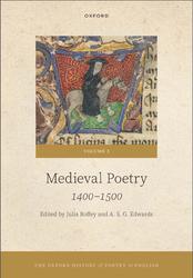 Medieval Poetry, 1400–1500, Volume 3, Boffey J., 2023
