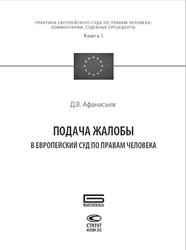 Подача жалобы в Европейский Суд по правам человека, Афанасьев Д.В., 2012
